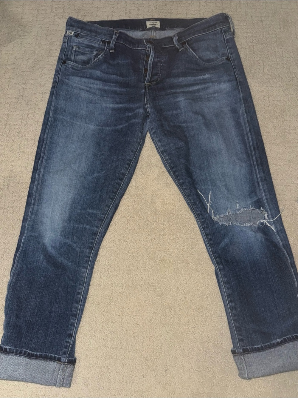 Citizens of Humanity denim crop